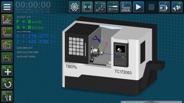 Виртуальный учебный тренажер «Симулятор токарного станка с ЧПУ»